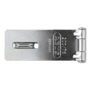 ABUS Loquet de porte avec plaque à œillets 200/75 B/SB acier anti-corrosion