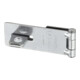 ABUS Loquet de porte avec plaque à œillets 200/75 B/SB acier anti-corrosion-2