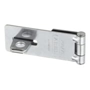 ABUS Loquet de porte avec plaque à œillets 200/75 B/SB acier anti-corrosion-2