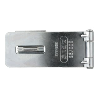 ABUS Loquet de porte avec plaque à œillets 200/95 B/SB acier anticorrosion