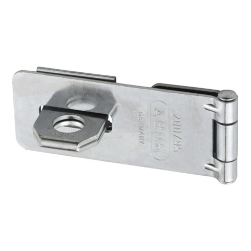 ABUS Loquet de porte avec plaque à œillets 200/95 B/SB acier anticorrosion