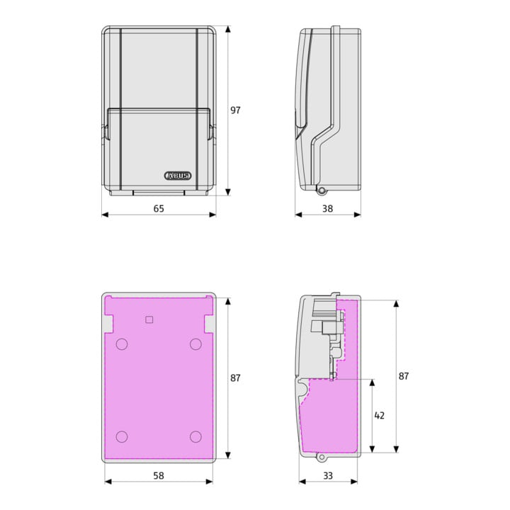 ABUS Mini KeyGarage 727 KeyGarage Mini
