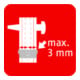 ABUS Profil-Doppelzylinder C73,BL45/50,N+G,3 Schl.,versch.schließ. Messing matt