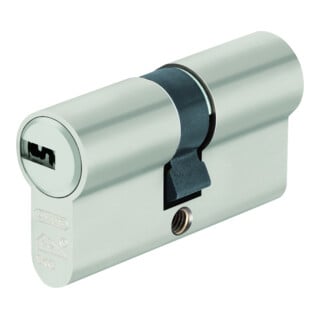 ABUS Profil-Doppelzylinder EC550, BL30/30, N+G, 3 Wendeschl, versch.schließ. Messing