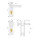 ABUS Protection de garniture KFG pour porte SB-Header-3
