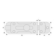 ABUS Schieberiegel SRD70 N SB-3