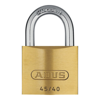 ABUS Set de cadenas à anse 45/40 Triples B/SB laiton massif
