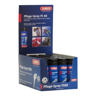 Abus Spray d'entretien PS 88 Présentoir 24 x 50ml