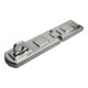 ABUS Targette de porte avec plaque à œillets 100/100 DG B/SB acier anticorrosion-4