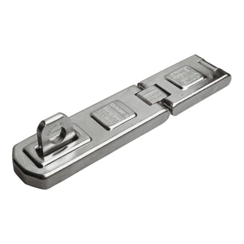 ABUS Targette de porte avec plaque à œillets 100/100 DG B/SB acier anticorrosion