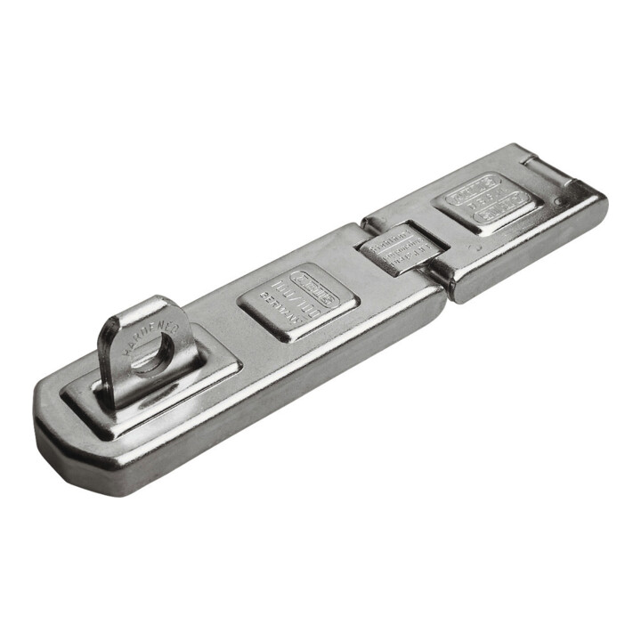 ABUS Targette de porte avec plaque à œillets 100/100 DG B/SB acier anticorrosion