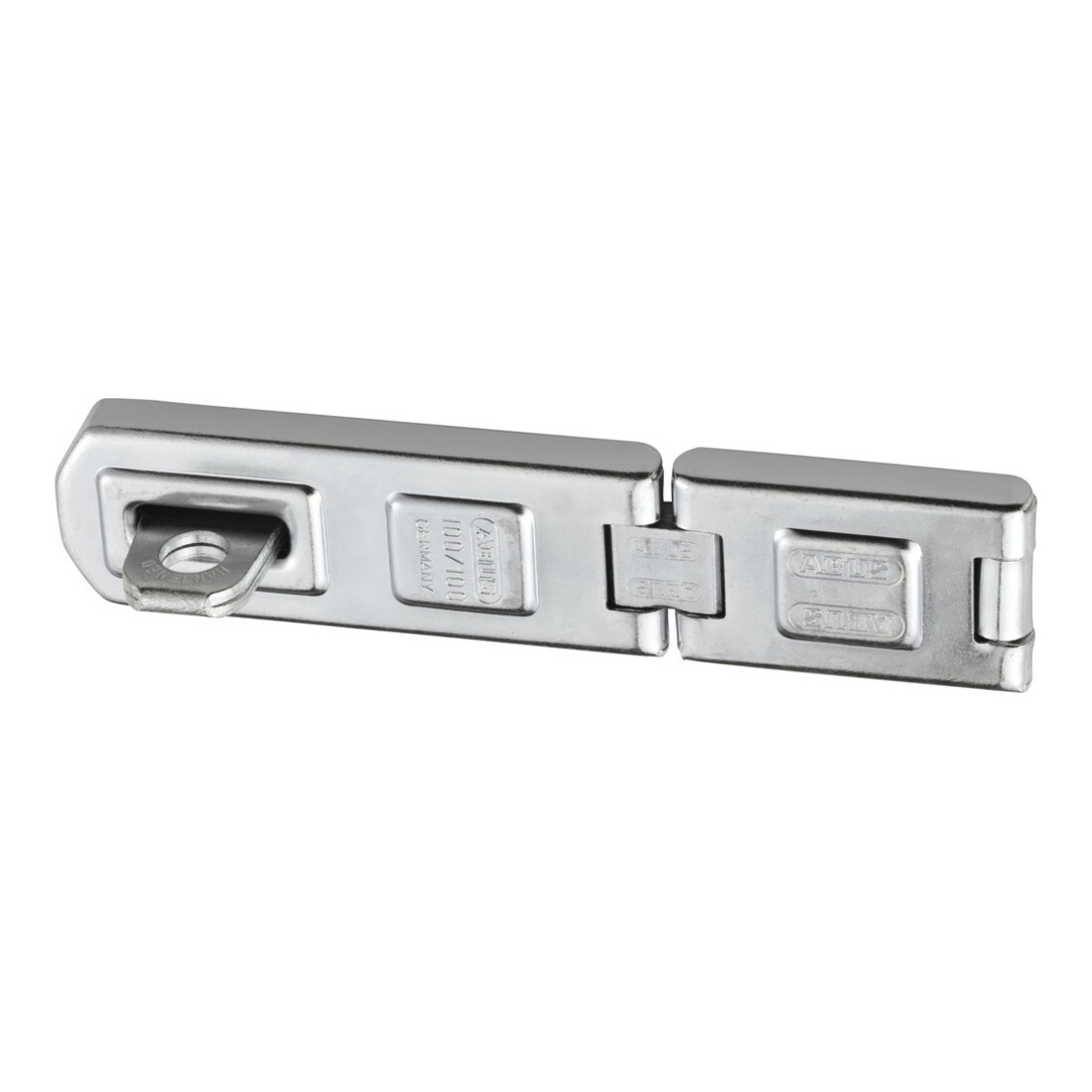 ABUS Targette de porte avec plaque à œillets 100/100 DG B/SB acier anticorrosion