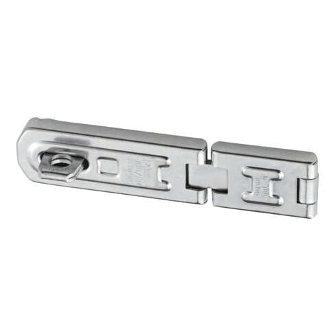 ABUS Targette de porte avec plaque à œillets 100/80 DG acier anticorrosion
