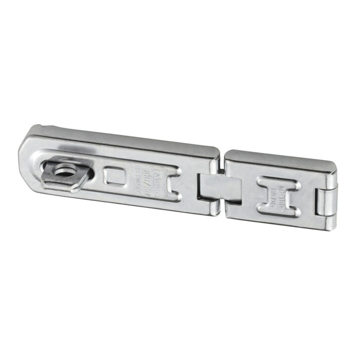 ABUS Targette de porte avec plaque à œillets 100/80 DG acier anticorrosion