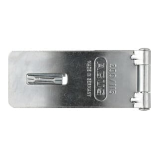 ABUS Targette de porte avec plaque à œillets 200/115 B/SB acier anticorrosion