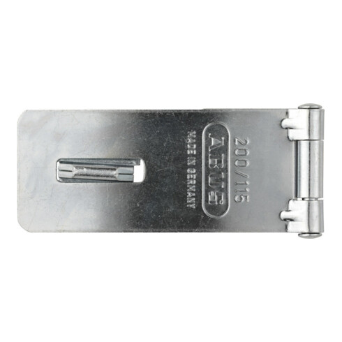 ABUS Targette de porte avec plaque à œillets 200/115 B/SB acier anticorrosion
