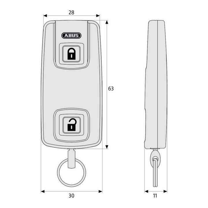 ABUS : Télécommande sans fil CFF3000
