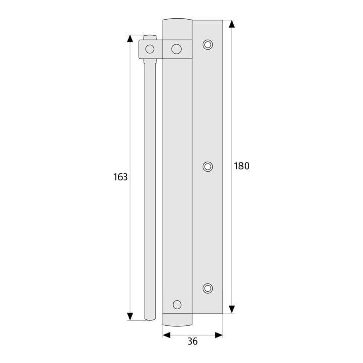 ABUS Türschließer TS40 AL B/DFNLIESPP