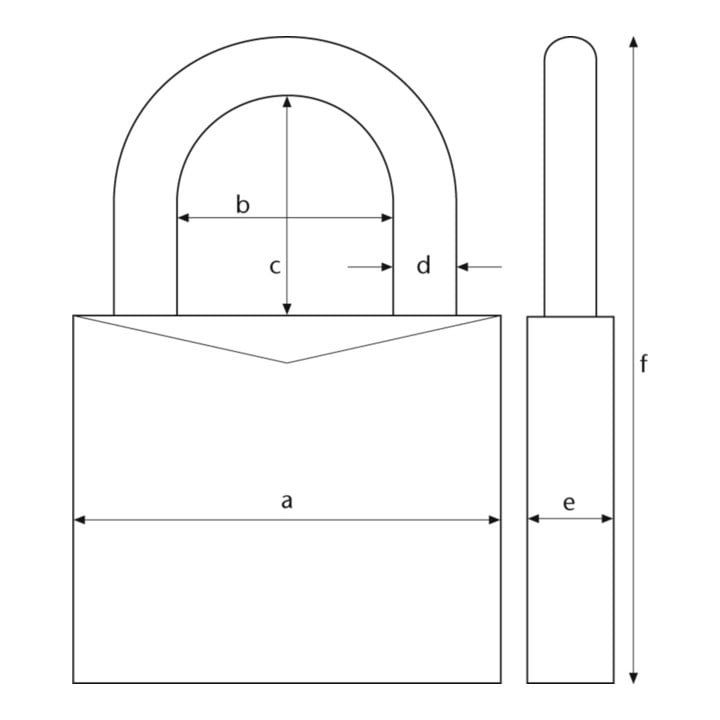 ABUS Vorhangschloss 37/55 B/SB