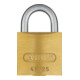 ABUS Vorhangschloss 45/25 Lock-Tag Messing massiv-1