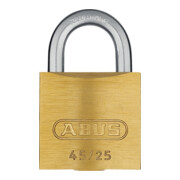 ABUS Vorhangschloss 45/25 Lock-Tag Messing massiv