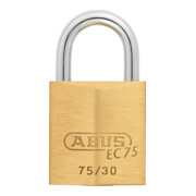 ABUS Vorhangschloss 75/30 Lock-Tag Messing massiv