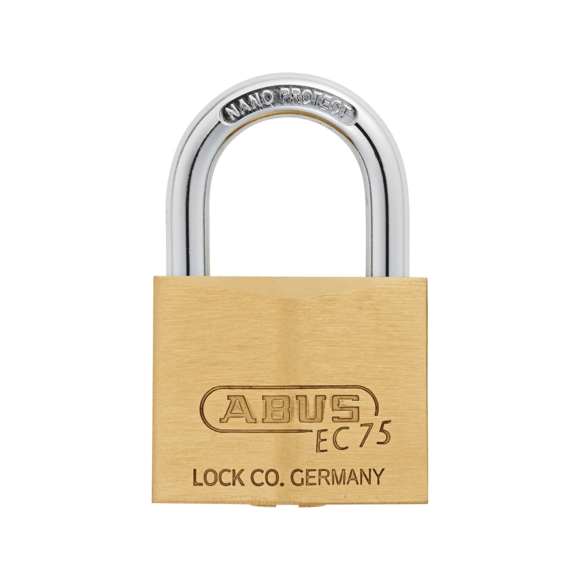 ABUS Vorhangschloss 75/40 Lock-Tag Messing massiv