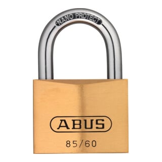ABUS Vorhangschloss 85/60 Messing massiv