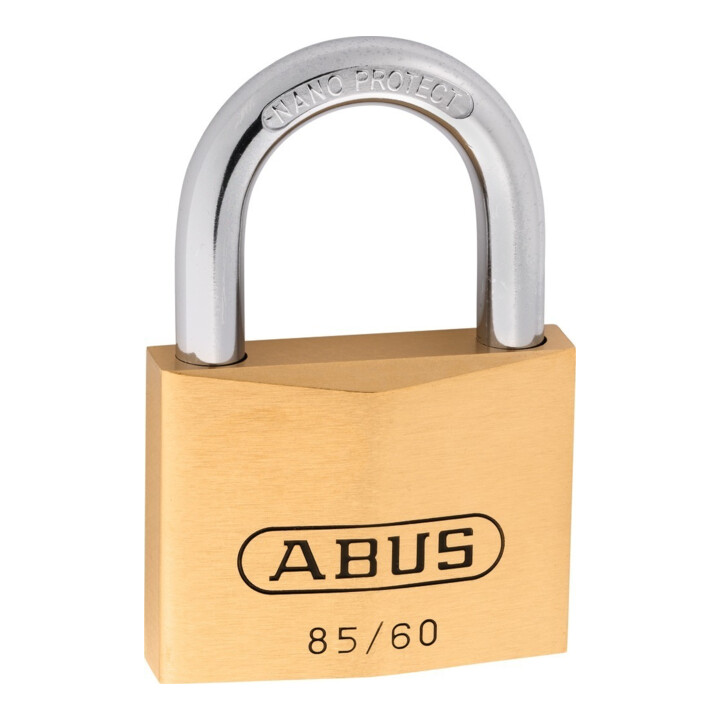 ABUS Vorhangschloss 85/60 Messing massiv