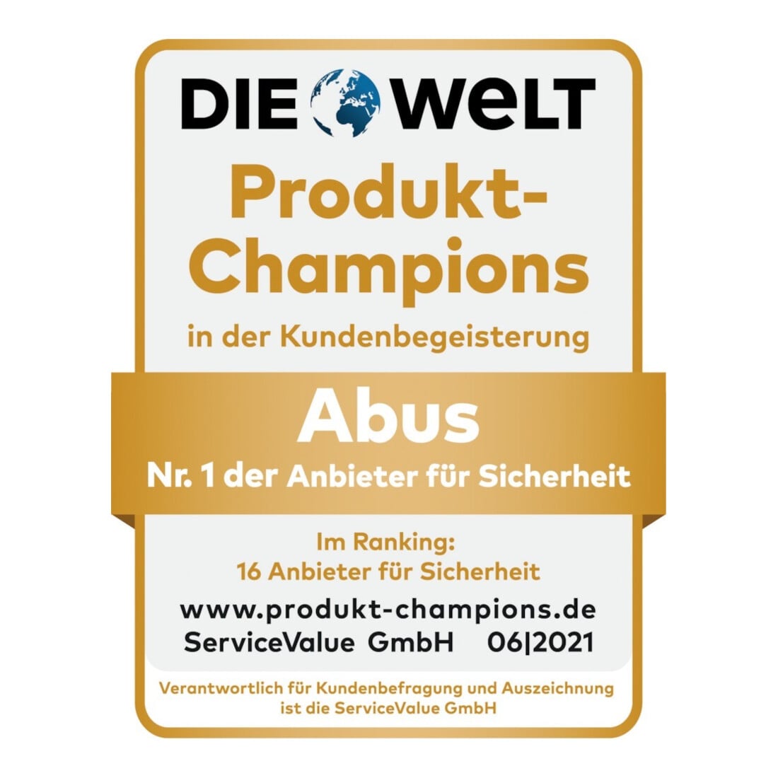 ABUS Vorhangschloss Diskus 220/70 Edelstahl