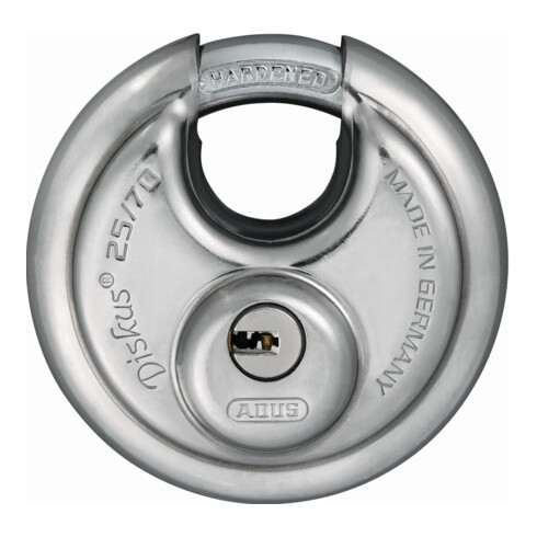 ABUS Vorhangschloss Diskus 25/70 Lock-Tag Edelstahl