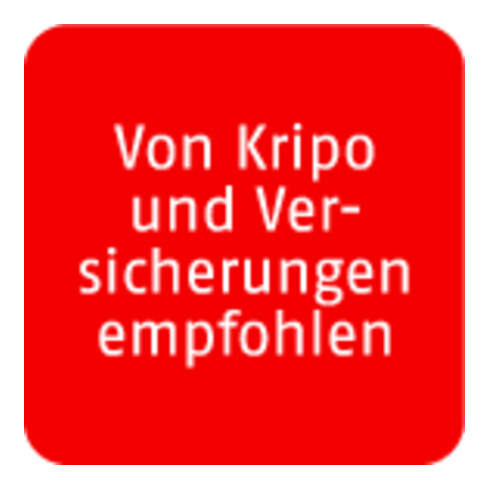ABUS WET-SI Ensemble de remplacement, plaque longue, cylindre profilé percé, 8/72 KLZS714