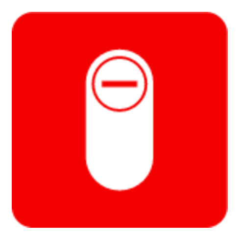 ABUS WET-SI-Wechselgarnitur, Langschild,Profilzylinder gelocht,8/72 KLZS714