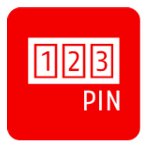ABUS Zahlen-Vorhangschloss 144/30 Lock-Tag Aluminium, rot