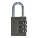 ABUS Zahlen-Vorhangschloss 144/30 Lock-Tag Aluminium, titanium-1