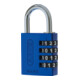 ABUS Zahlen-Vorhangschloss 144/40 Lock-Tag Aluminium, blau-1