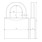 ABUS Zahlenschloss 145 titanium mit EAN-2