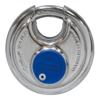 ABUS Cadenas cylindrique 24IB/70 Corps de serrure L.70 mm Inox, clés différentes