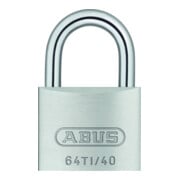 ABUS Zylindervorhangschloss 64TI/40 Corps de serrure L.40mm Titalium, clés variées-2