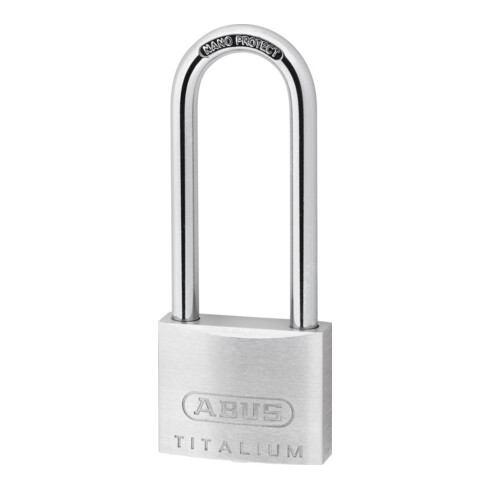 ABUS Zylindervorhangschloss 64TI/40HB63 Corps de serrure L.40mm Titalium fermé