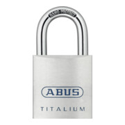 ABUS Cadenas cylindrique 80TI corps de serrure Titalium, fermeture variée
