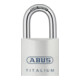 ABUS Cadenas cylindrique 80TI corps de serrure Titalium, fermeture variée-1