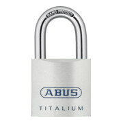 ABUS Cadenas cylindrique 80TI corps de serrure Titalium, fermeture variée
