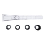Accessoire d’aspiration pour pistolet pneumatique de nettoyage petit avec 4 adaptateurs pour art. 70150 BGS-4