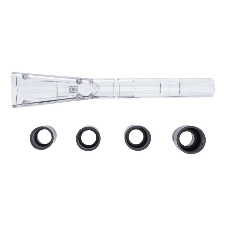 Accessoire d’aspiration pour pistolet pneumatique de nettoyage petit avec 4 adaptateurs pour art. 70150 BGS