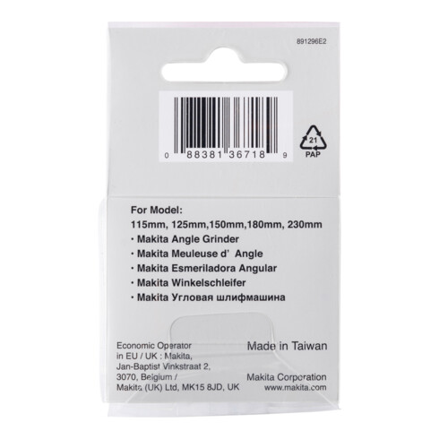 Accessoire Makita EZYNUT M14 pour WS 180/230 mm (195354-9)