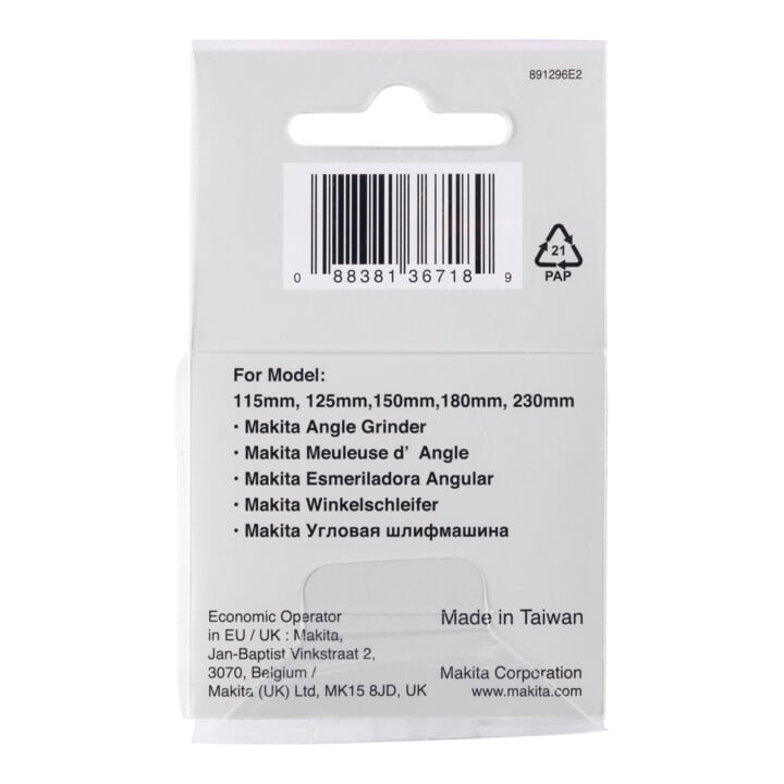 Accessoire Makita EZYNUT M14 pour WS 180/230 mm (195354-9)