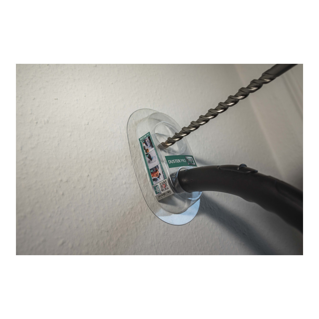Anti-poussière Heller Duster Pro, accessoire pour forets pour un perçage sans poussière, utilisable jusqu'au diamètre 42 mm