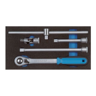 Accessoires Gedore 1500 CT1-1993 U-20 pour prises 1/2'' dans Check-Tool-Module 5 pcs.