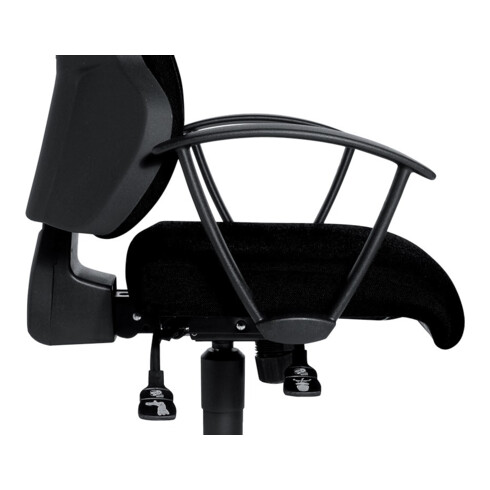 Accoudoir adapté à chaise de bureau pivotante 90 00 482 870-871 rigide, noir TOP